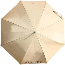Tintin Long Umbrella Print All Cast Beige U-17 UV Protection Rain or Shine New