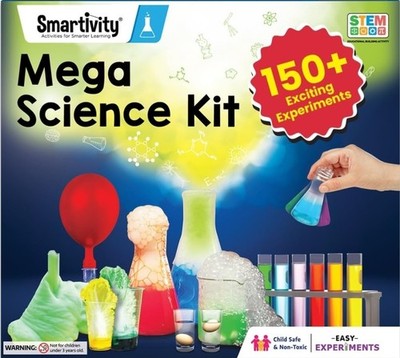 Smartivity Mega Science Kit 150+ STEM Experiments Kids Toy Age 6+ NEW SEALED...