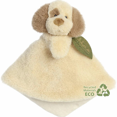 Ebba Eco Collection Tan Brown Puppy Dog Lovey Recycled Materials Aurora Soft Toy