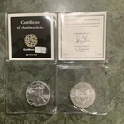 Lot of (2) GovMint American Eagle 2015 -1 oz Silver Coin .999 Fine