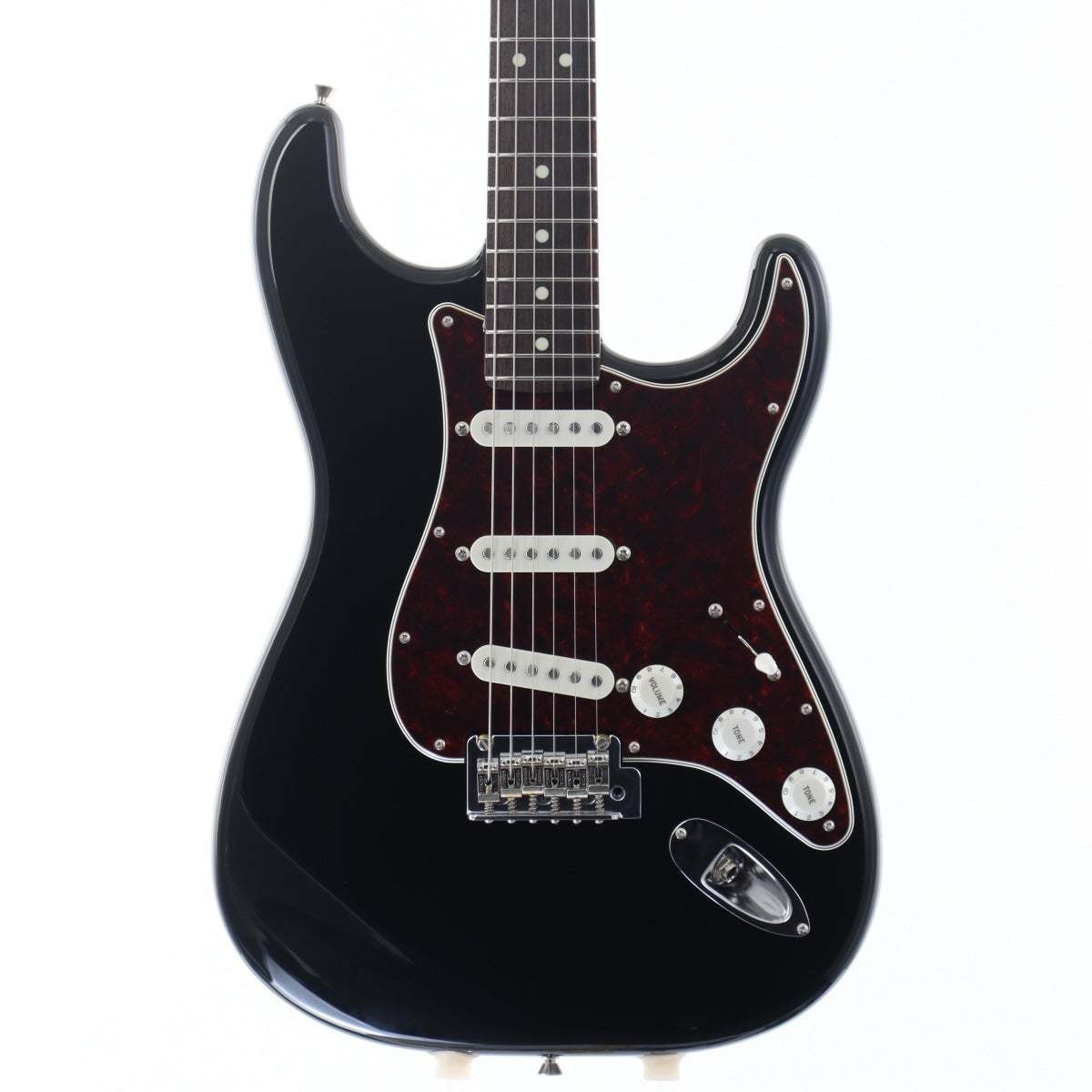 Fender Made in Japan Hybrid II Stratocaster Black Electric Guitar Used