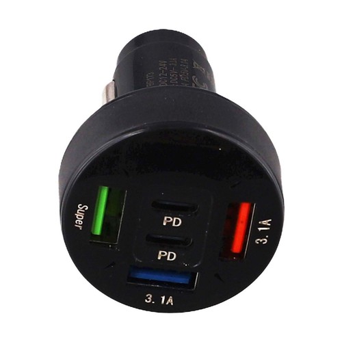 Advanced Safety Multi Port Car Charger Designed for Family Travel Needs - Zdjęcie 2 z 24
