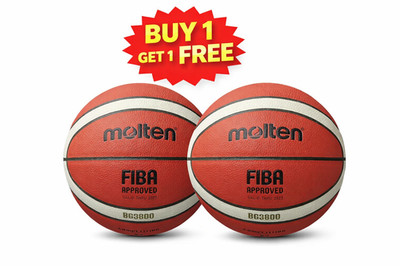 Molten BG3800 Basketball 2 Pack FIBA Approved Official Game Ball