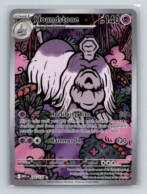 Houndstone Full Art Illustration Rare MEG ME01: Mega Evolution 145/132 NM