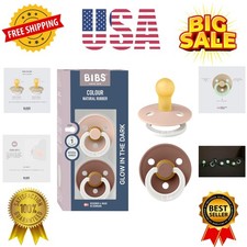 Pacifiers Color Collection, Set of 2 BPA-Free Latex Pacifiers , Round Nipple ...