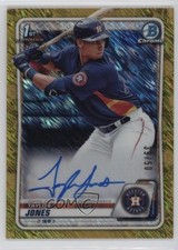 2020 Bowman Chrome Prospect Gold Shimmer Refractor 39/50 Taylor Jones Auto 3c2