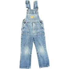Vintage 1970's 'Hoppers' Australian Made Denim Dungaree Overalls - Size 2