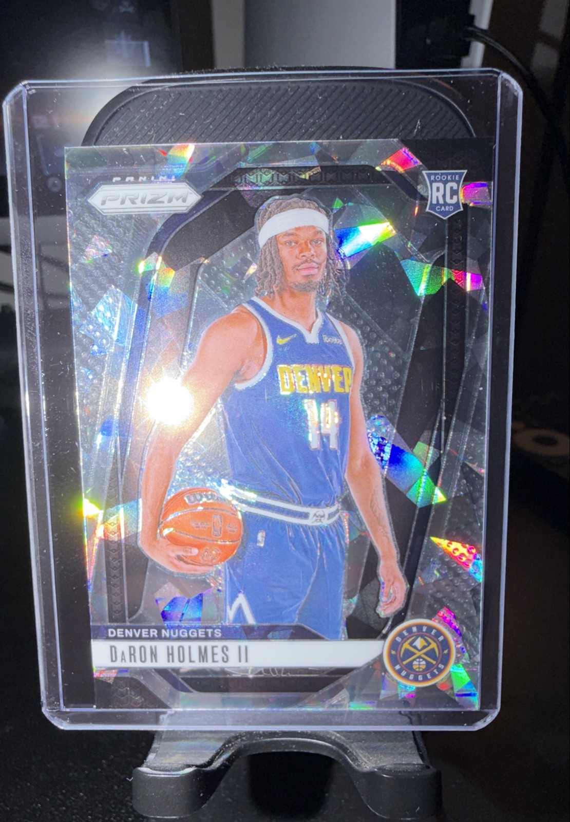 2024-25 Panini Prizm - DaRon Holmes #235 Ice Prizm (RC)