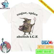 Wizard Frog Sugar Spice Abolish ICE Unisex T-Shirt S-5XL