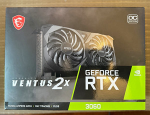 MSI GeForce RTX 3060 Ventus 2X OC Graphics Card Ray Tracing DLSS Fan