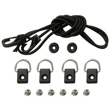 1 Set of Kayak Leash Cord Multifunctional D Shaped Buckle Strong Elastic Rope