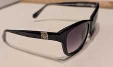 Balmain Sunglasses Black Rectangular Purple Gradient Lens Women BT2086 Boho