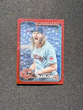 2024 Topps Update Series - Scott Barlow #US42 Red Crackle Foilboard /199