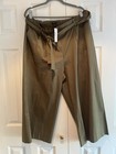 NWT J.CREW WOMEN HIGH RISE PAPERBAG TWILL CROPPED PANTS MOSS GREEN SZ 16 — photo 1