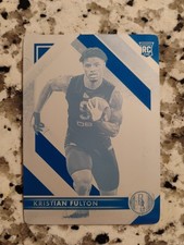 2020 Panini Gold Standard -  Base RC Cyan Plate Kristian Fulton #155 /1