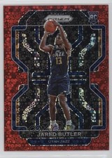 2021-22 Panini Prizm Fast Break Red 8/100 Jared Butler #290 Rookie RC 0x6p