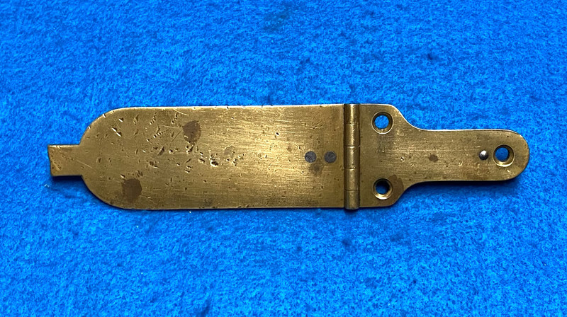 Civil War Model 1841 Mississippi Rifle Brass Patch Box Plate