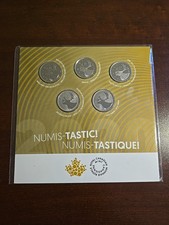 2020 Canada Numistastic 5 x 25 cent set - 5 different finishes - IN STOCK!
