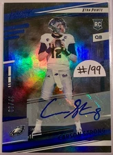 2022 Panini Prestige Rookies /99 Carson Strong #306 Rookie Auto RC
