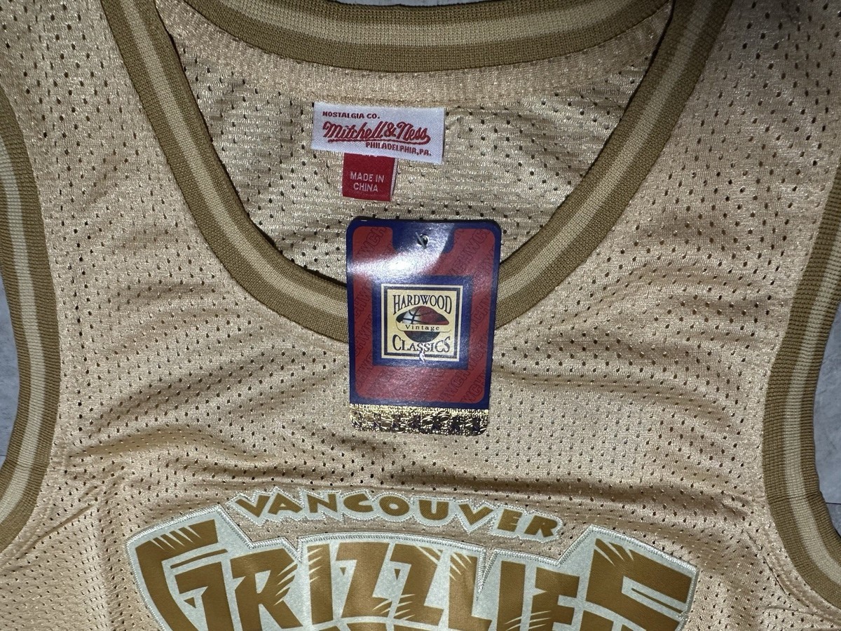 NWT Mitchell & Ness Medium Vancouver Grizzlies JA Morant # 12 Gold