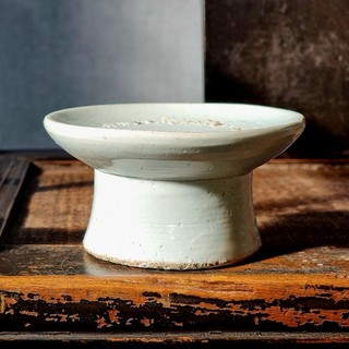 Late 18th Century KOREAN Joseon White PORCELAIN Ritual Offering Dish 祭器 Jegi