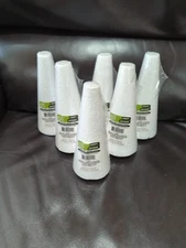 Craft Artisan Floral Foam Cones 6.9" X 2.9"  White Pack Of 6