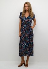 Kaffe KAJENNIFER - Maxi dress - midnight marine Size 36 New With Tags