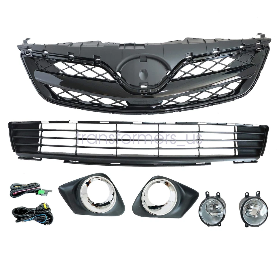 Juego de luces antiniebla + parachoques delantero apto para Toyota Corolla 2011-2013 5310002410C0 Foto 2 de 4