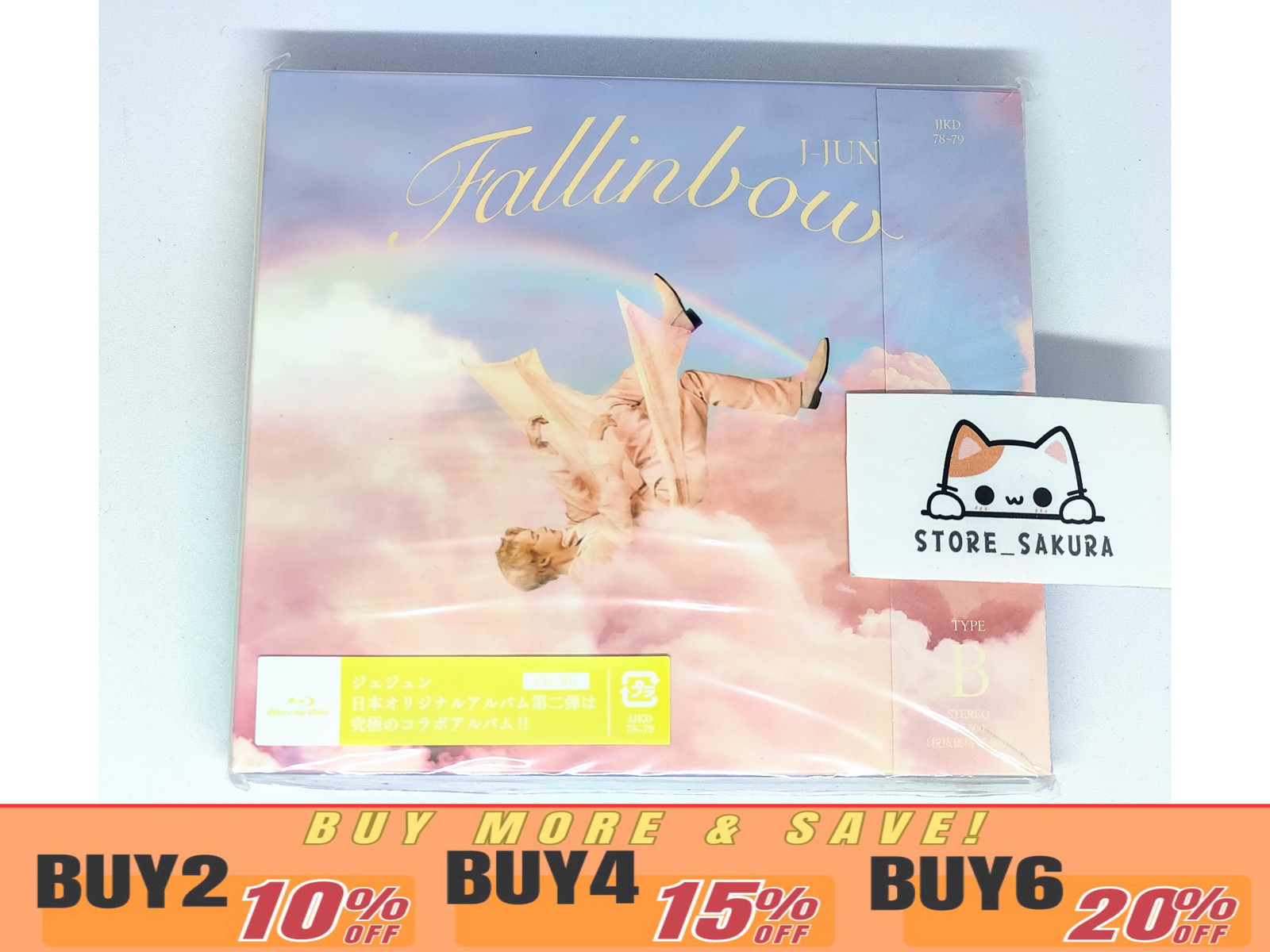 JAEJOONG Fallinbow (Limited Edition TYPE-B) From Japan CD + Blu-ray 11tracks