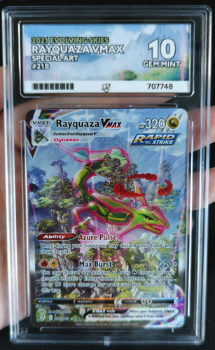 Rayquaza VMAX graded ACE 10 for sale on eBay
