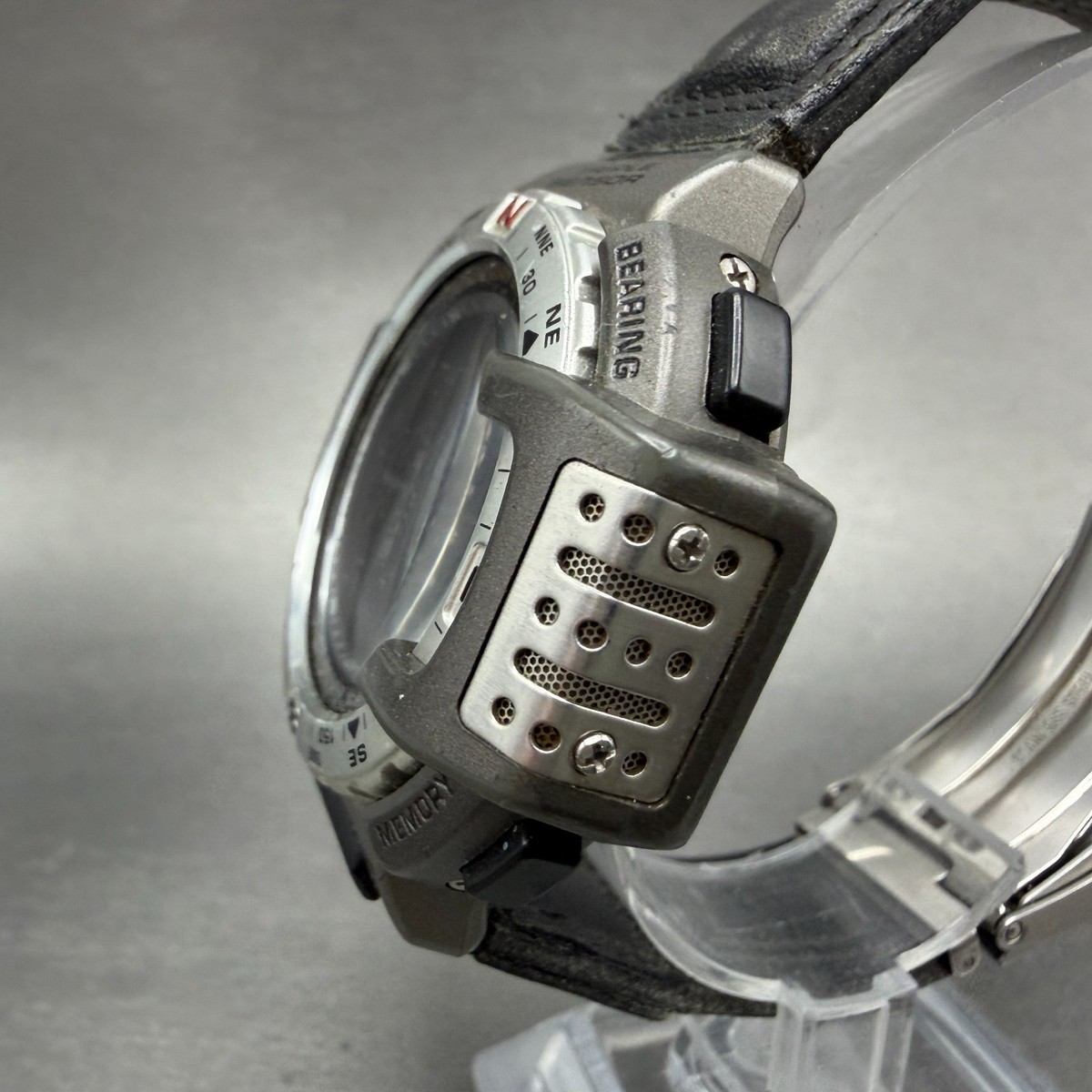 Share Casio Protrek PRT-400 Watch Men 56mm Digital Gray Tone