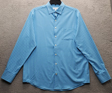 Peter Millar Shirt Mens Large Multi Check Summer Comfort Long Sleeve Button Up