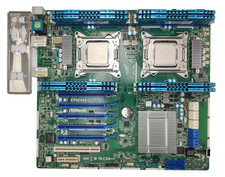 ASROCK EP2C602 SCHEDA MADRE SERVER CON CPU E5-2670 + RAM 8GX8 + SCHERMO I/O