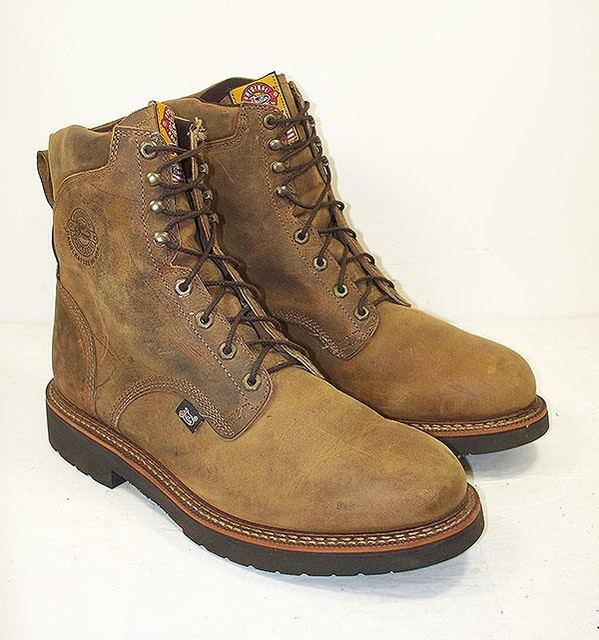 justin wyoming lace up boots