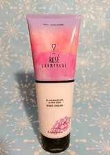 BATH  BODY WORKS ROSE CHAMPAGNE 24 HOUR MOISTURE BODY CREAM 8 OZ NEW