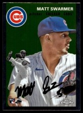 2023 Topps Chrome Platinum Anniversary #29 Matt Swarmer Rookie A86 Chicago Cubs