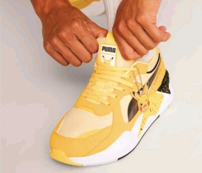EU Größe 43 PUMA x POKEMON RS-X Pikachu OVP Orginal  Fabrikversiegelt Sammlung 