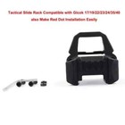 Tactical Slide Rack Assist For Glock 17/19/22/23/24/35/40 Pistol with Red Dot