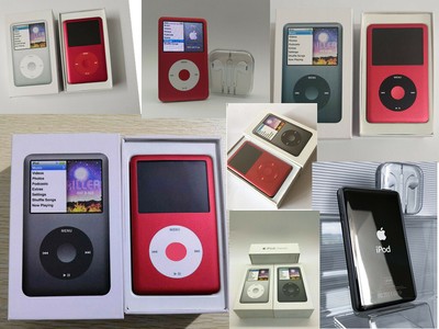 Apple iPod Classic 6th 7th Gen 120 160 256 512 (Red) Latest Model - Sealed Box