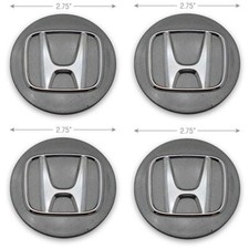 Honda Accord Civic Accord Crz Fit Odyssey Dark Gray Oem Wheel Center Caps 64046
