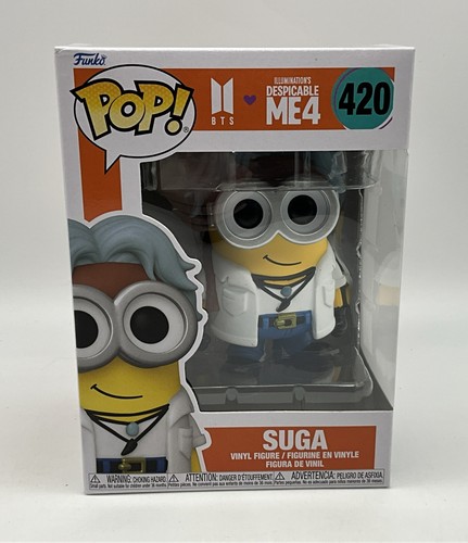 Funko Pop! #420 Despicable Me 4 Minion x BTS Suga Pop! Figura Vinilo - Imagen 2 de 11