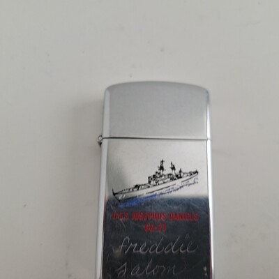 USS Josephus Daniels CG 27 Navy Military Zippo Slim Lighter