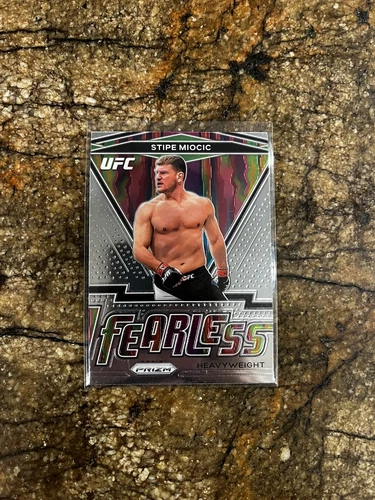 STIPE MIOCIC UFC 2021 PANINI PRIZM FEARLESS INSERT CARD #11 