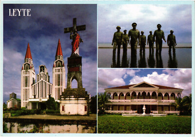 PC PHILIPPINES, LEYTE, GENERAL MACARTHUR LANDING, Modern Postcard (b60395)