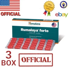 Himalaya RUMALAYA FORTE OFFICIAL USA 3 pack 180 Tablet Care Pain Back 