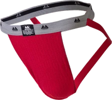 ORIGINAL EDITION SCARLET SWIM JOCKSTRAP JOCK STRAP ATHLETIC SUPPORT  UNDERWEAR