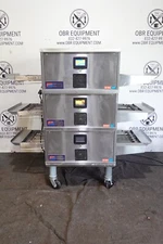 2021 MIDDLEBY MARSHALL CTX ELECTRIC TRIPLE STACK PIZZA CONVEYOR OVEN MODEL DZ33T