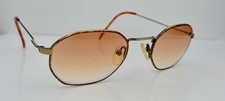 Vintage GANT G-304 Tortoise Gold Oval Metal Sunglasses Japan FRAMES ONLY