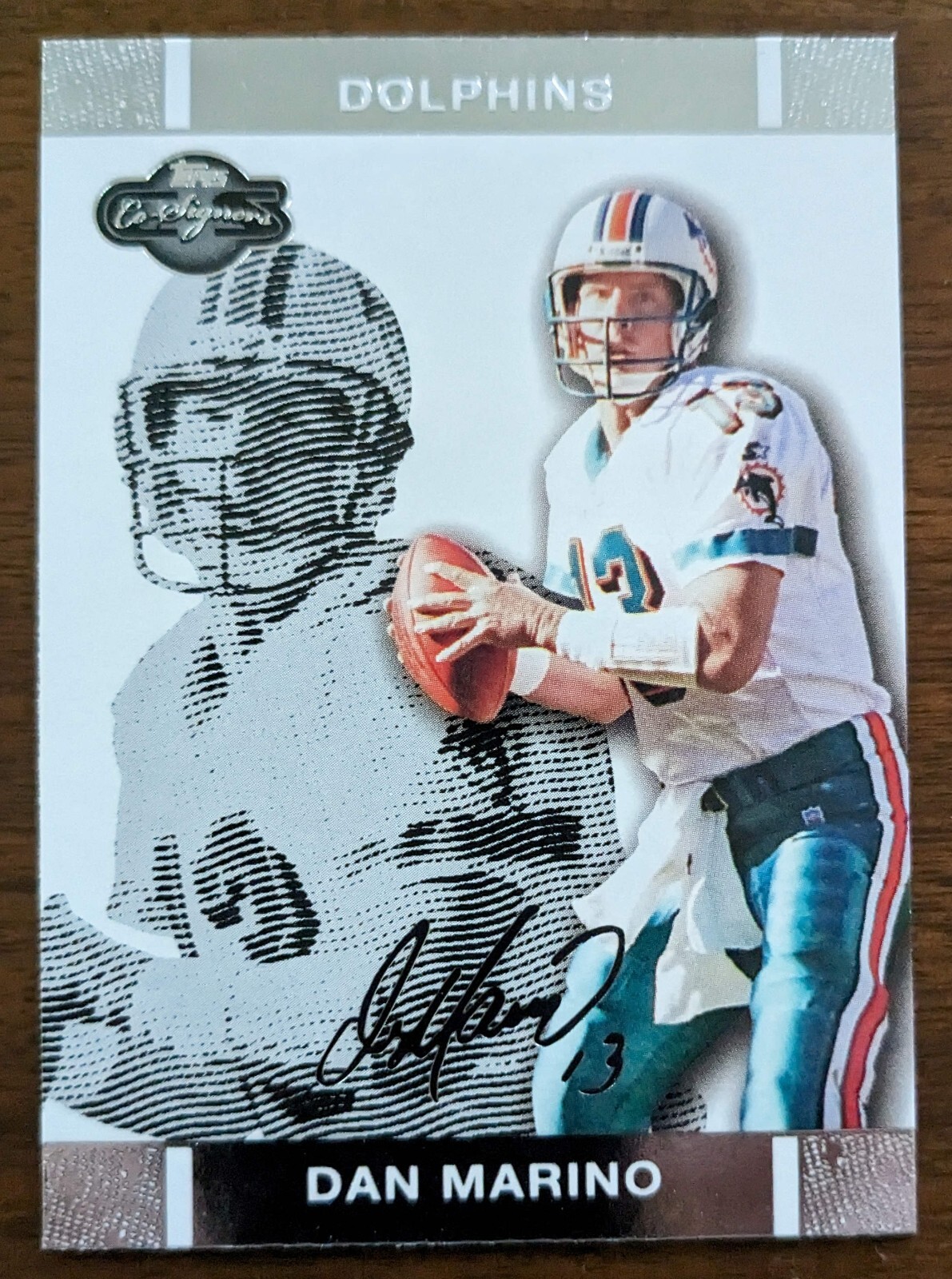 DAN MARINO, 2007 TOPPS CO-SIGNERS #40, DOLPHINS