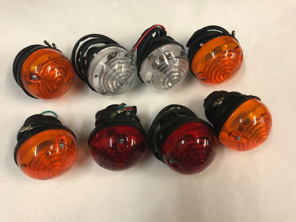 Land Rover Serie & Defender Voll Ersatz Lichter Set mit Glühlampen Ub - Bild 1 von 1